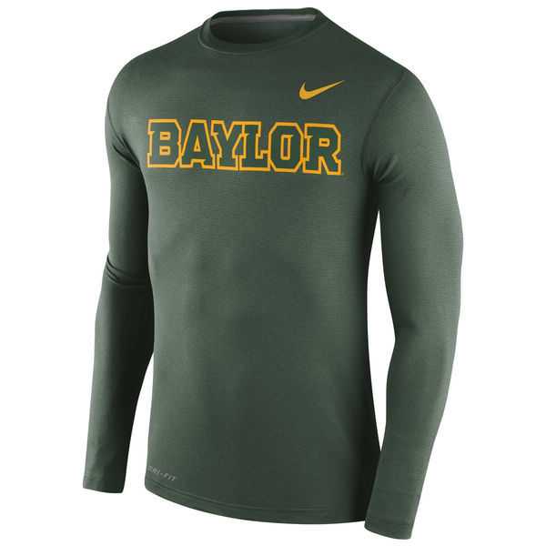 Baylor Bears Nike Stadium Dri-FIT Touch Long Sleeve WEM Top - Green,We sell and wholesale Baylor Bears Nike Stadium Dri-FIT Touch Long Sleeve WEM Top - Green on line form chian!